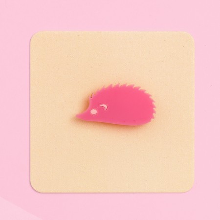 ed hedgehog brooch