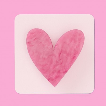 meg heart brooch