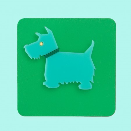 hilary scottie dog brooch