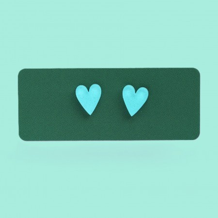 evie heart earrings