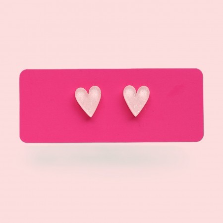 evie heart earrings