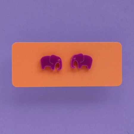 ernest elephant earrings