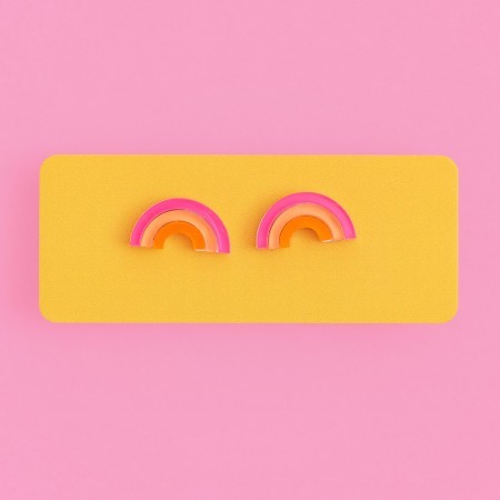 bella rainbow earrings