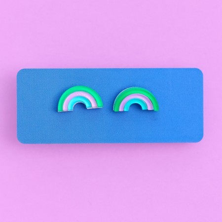 bella rainbow earrings