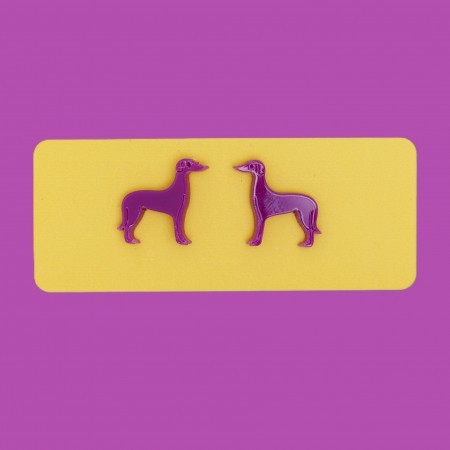 maurice greyhound earrings