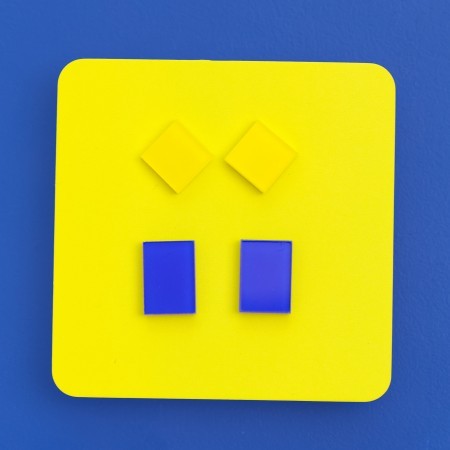duo of will shapes earrings
