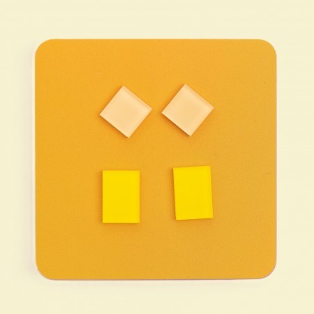 duo of will shapes earrings