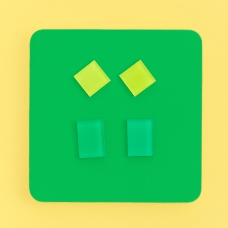 duo of will shapes earrings