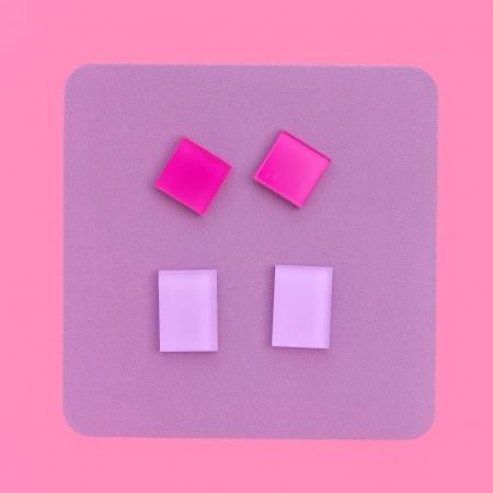 duo of will shapes earrings