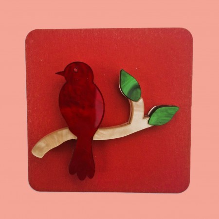 billy outdoors bird brooch