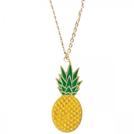 claire's pineapple necklace
