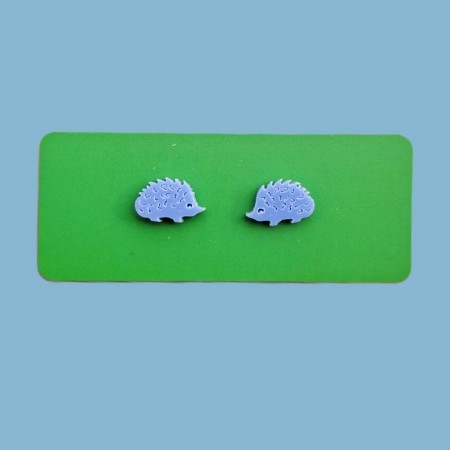 zack hedgehog earrings