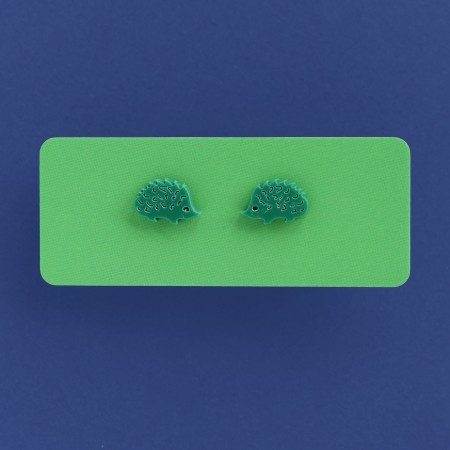 zack hedgehog earrings