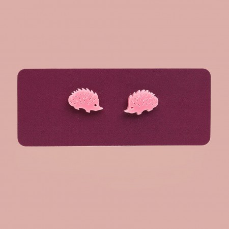 zack hedgehog earrings