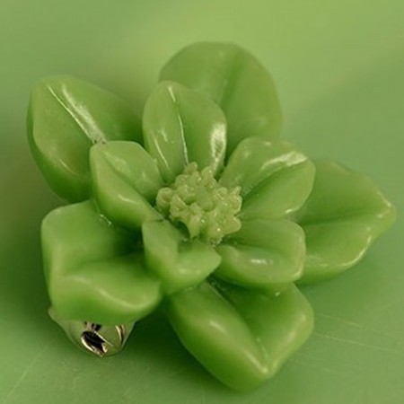 cynthia brooch - jade