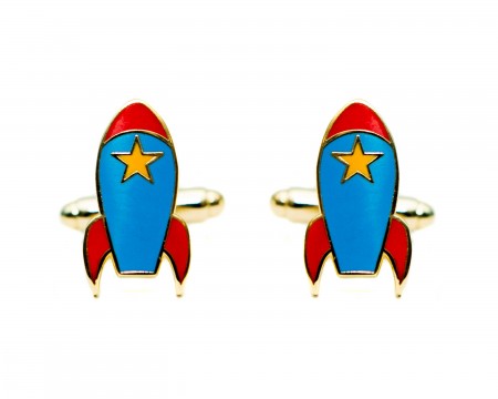 rocket cufflinks