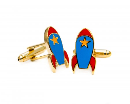 rocket cufflinks