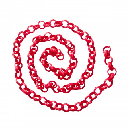 bamboo garland- red