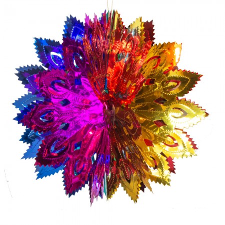 foil large pompom decoration