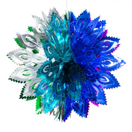 foil large pompom decoration