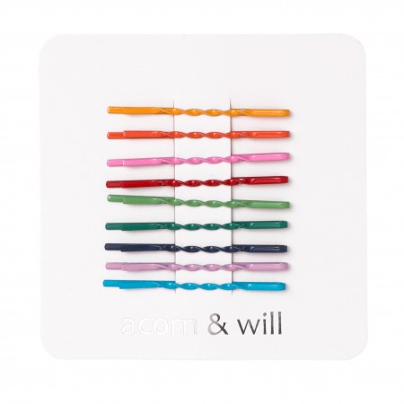 set of twist bobby pins