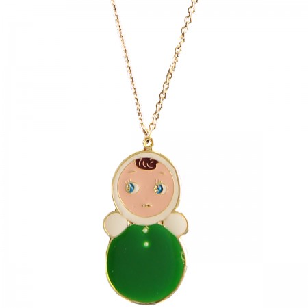 stella tumbler doll necklace